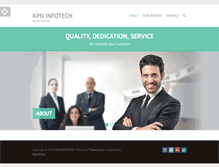 Tablet Screenshot of kpninfotech.com